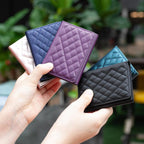 BFK37 Magnetic Rhombus Lattice Mobile Phone Holder RFID Card Slots — view 14