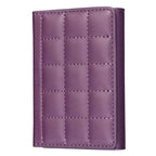 BFK38 Magnetic Square-shaped Mobile Phone Holder RFID Card Slots — Purple