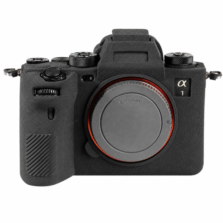 Litchi Texture Soft Silicone Camera Protective Case