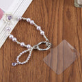 Crown And Beaded Phone Charm with Tether Pad