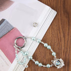 Crown And Beaded Phone Charm with Tether Pad — view 6