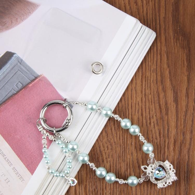 Crown And Beaded Phone Charm with Tether Pad — view 6