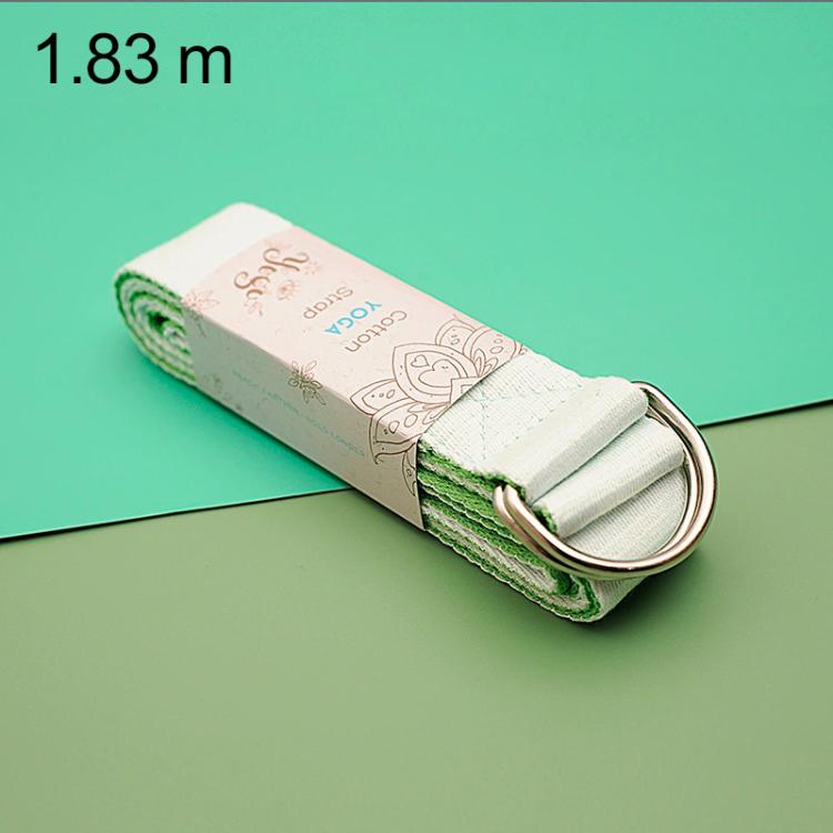 Two-Tone Multifunctional Yoga Stretch Cotton Belt Yoga Rope