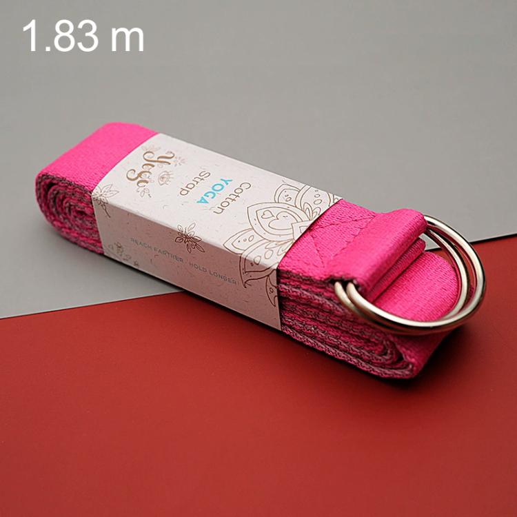 Two-Tone Multifunctional Yoga Stretch Cotton Belt Yoga Rope — Sea Blue