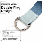 Two-Tone Multifunctional Yoga Stretch Cotton Belt Yoga Rope
