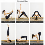Two-Tone Multifunctional Yoga Stretch Cotton Belt Yoga Rope