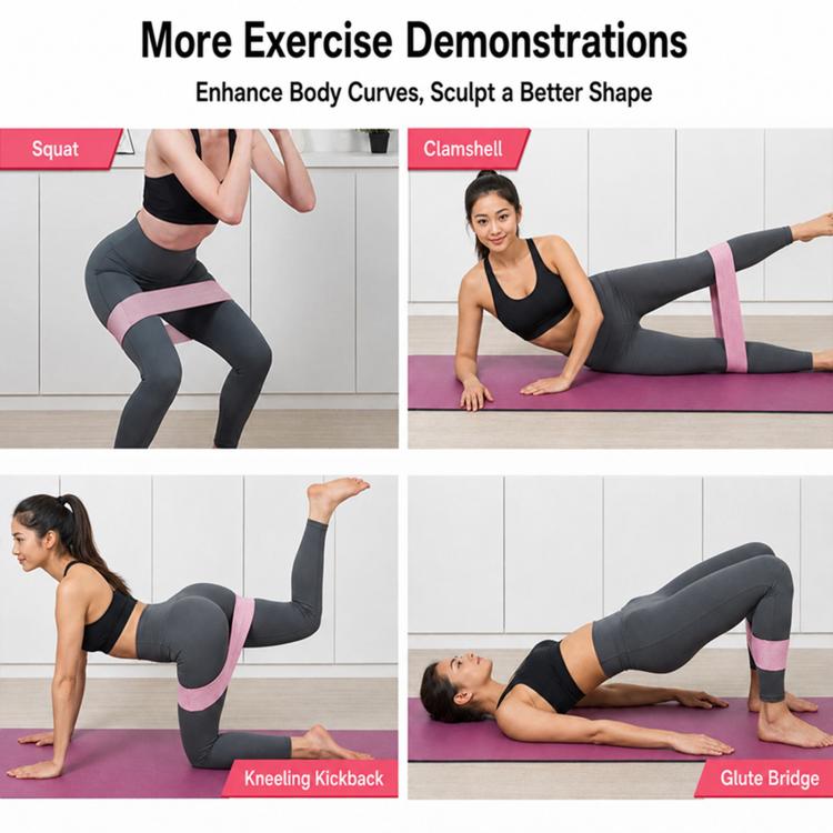 Glute training Yoga Resistance Band Squat Loop Elastic Band