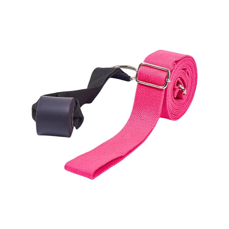 Adjustable Yoga Rope Stretching Trainer Doorway Stretching Belt — Dark Blue