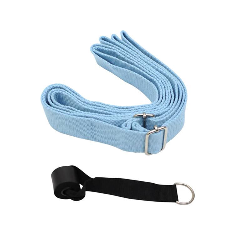 Adjustable Yoga Rope Stretching Trainer Doorway Stretching Belt — Dark Purple