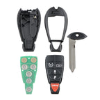Car Key Shell Remote Control Case for Dodge Challenger 2008-2014 / Durango 2011-2013 5-button