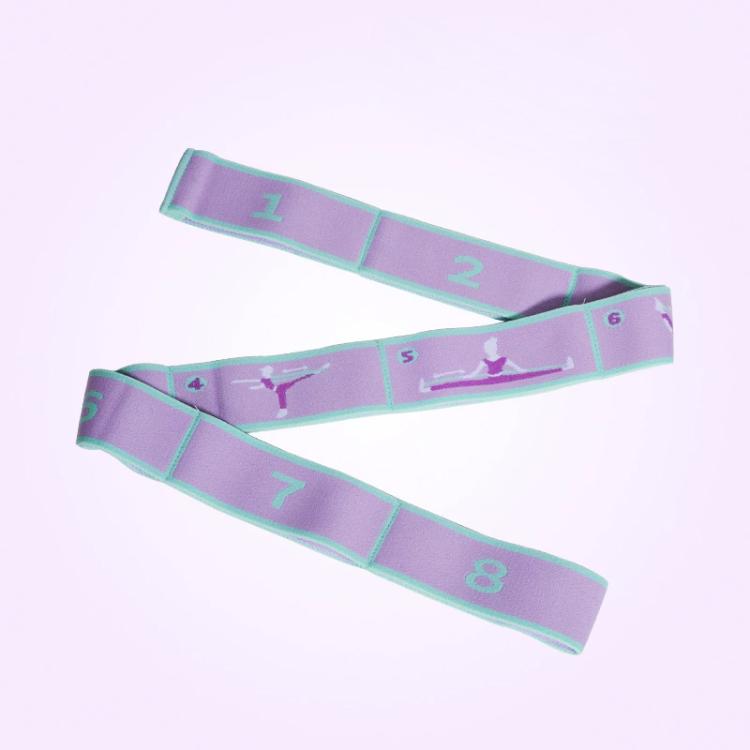 Yoga Resistance Digital Tension Band Suitable For Children and Adults — 8 Segments Dark Blue