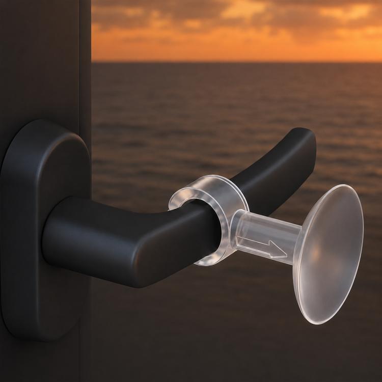 Suction Cup Door Handle Silent Anti-collision Protective Pad — Transparent