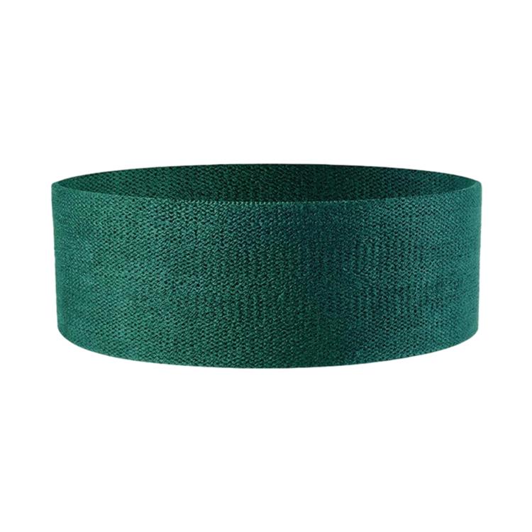 Knitted Yoga Resistance Band Glute Training Assistance Stretching Elastic Band — Black High Elasticity