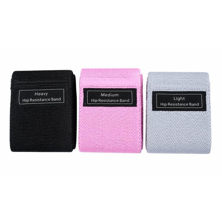 Knitted Yoga Resistance Band Glute Training Assistance Stretching Elastic Band — Purple High Elasticity