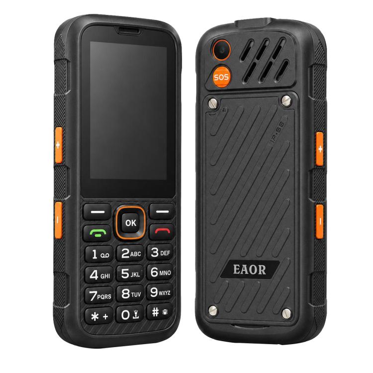 HP290Z 4G IP68 Rugged Phone, 2.8 inch, 3000mAh Battery, Network: 4G, BT, FM, SOS, Torch, With Charging Dock