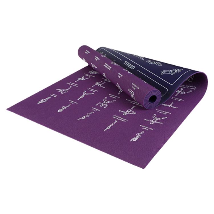 PVC Double-Sided Printed Fitness Training Non-slip Yoga Mat