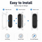 xDfind 12mm Hollow PC Half Coverage Watch Frame Protective Case