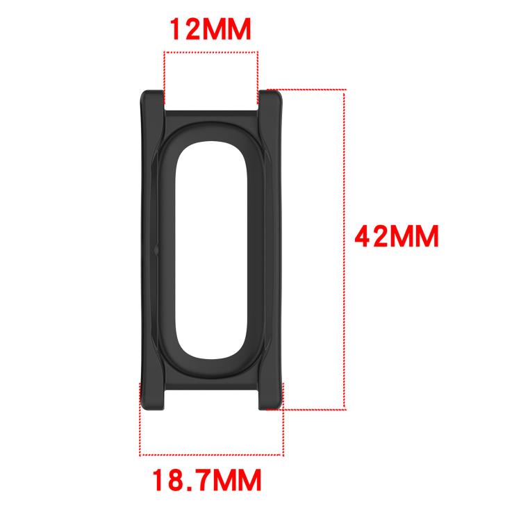 xDfind 12mm Hollow PC Half Coverage Watch Frame Protective Case