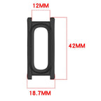 xDfind 12mm Hollow PC Half Coverage Watch Frame Protective Case
