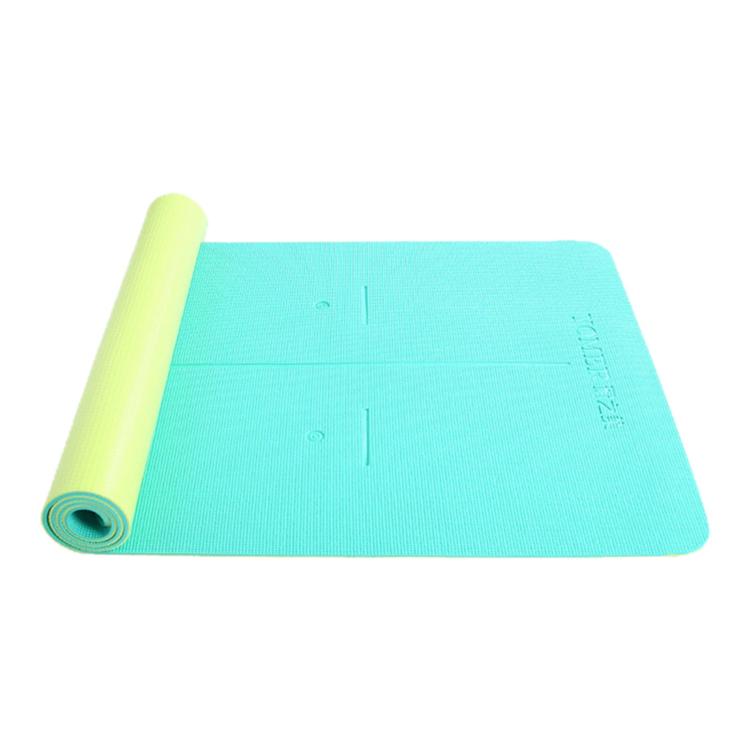 PVC Negative Ions Fitness Training Non-slip Mat — Violet