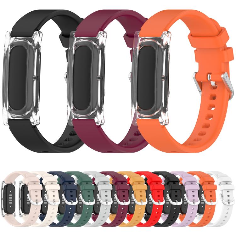 xDfind Spring Bar Style Clear Watch Case and Silicone Watch Band