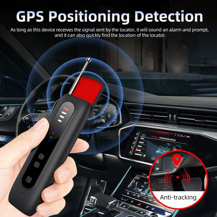 T07 Multifunctional Detector IR Scanner GPS WiFi Signal Anti-Spy Bug Finder for Hotel Travel