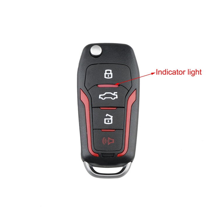 Car Key CWTWB1U345 63 Chip Single Frequency 315 Frequency for Ford 4-button Folding, For Ford