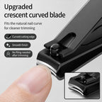 2pcs/Pack Stainless Steel Flat-Tip Nail Clippers Nail Trimming Tools — view 5