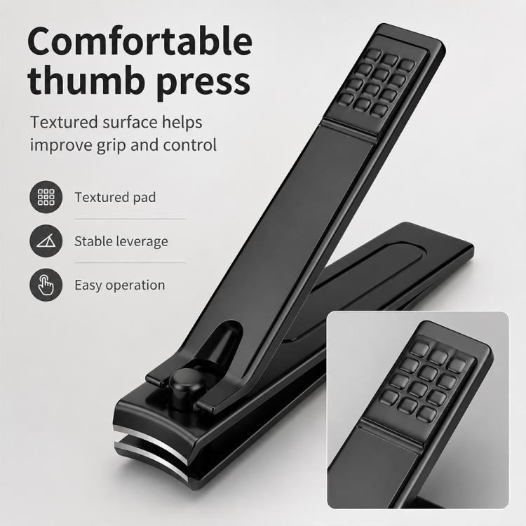 2pcs/Pack Stainless Steel Flat-Tip Nail Clippers Nail Trimming Tools — view 8
