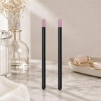 2pcs/Pack Angled Quartz Nail Pen Nail Surface Polishing Tool