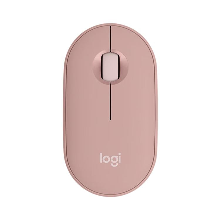 Logitech PEBBLE 2.0 M350S 4000DPI Ultra-Thin Dual-Mode Wireless Bluetooth Mouse — White