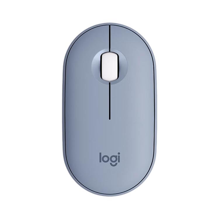 Logitech PEBBLE 2.0 M350S 4000DPI Ultra-Thin Dual-Mode Wireless Bluetooth Mouse — Black