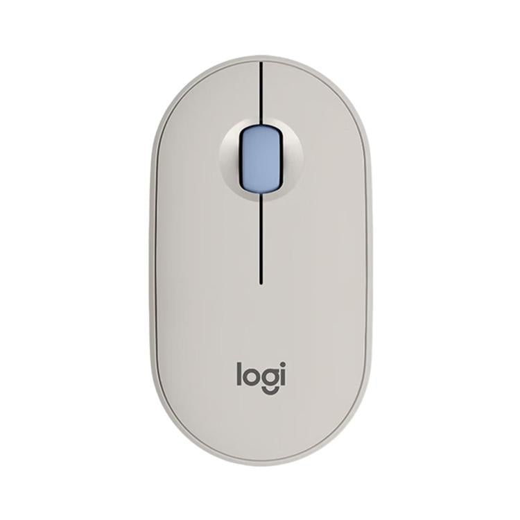 Logitech PEBBLE 2.0 M350S 4000DPI Ultra-Thin Dual-Mode Wireless Bluetooth Mouse — Blue
