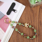 Rocking Horse Beaded Phone Wrist Strap with Tether Pad for Women Girls — view 6