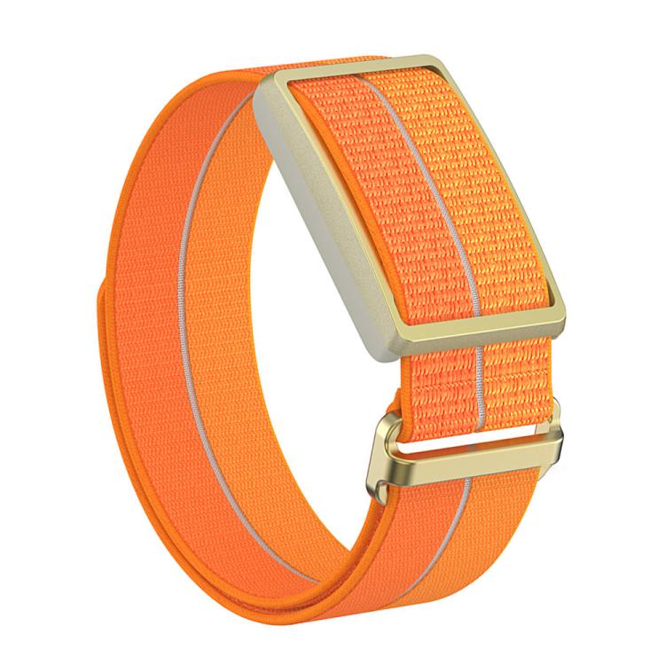 For Polar Loop xDfind Metal Square Buckle Feather Yarn Breathable Nylon Loop Watch Band — S Wrist Circumference 135–170 mm