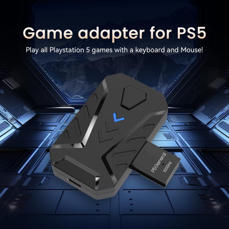 HXSJ Master-P5+V100+A869 Gaming Keyboard and Mouse Adapter Set for PS5 — view 4