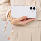 Lucky Beaded Phone Charm Wrist Strap with Tether Pad for Women Girls — view 7