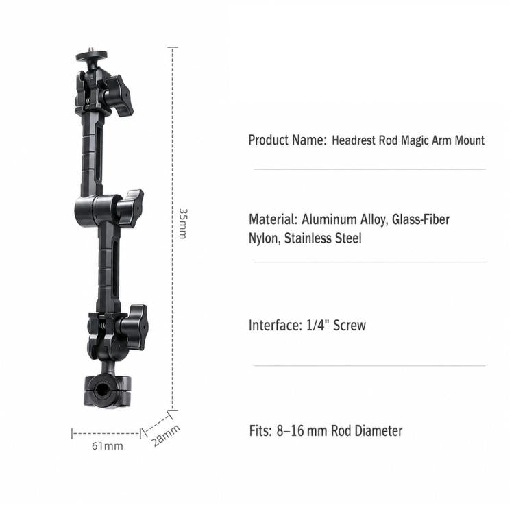 O-Type Magic Arm Mount 1/4 inch Ball Head Bracket — view 11
