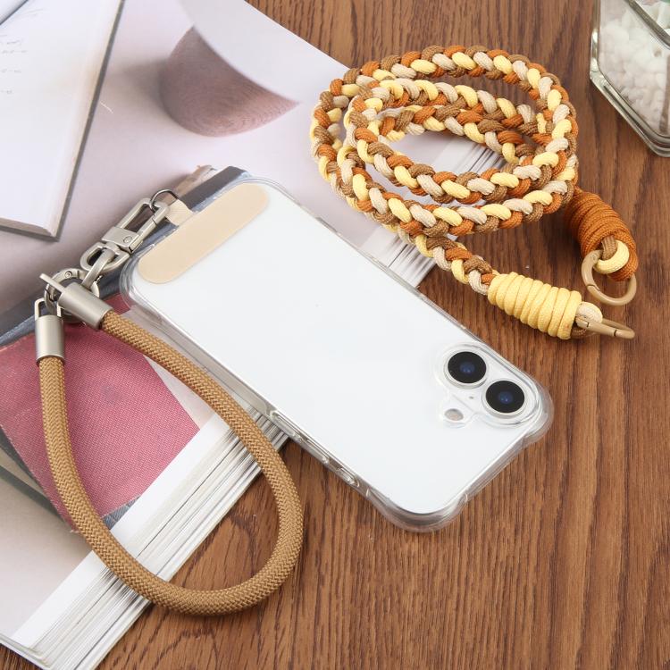 Twisted Spliced Braided Strap Phone Lanyard with Tether Pad for Unisex — view 11