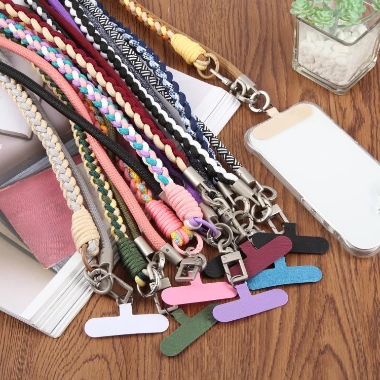 Twisted Spliced Braided Strap Phone Lanyard with Tether Pad for Unisex — view 12