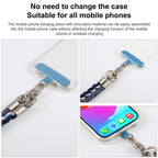 Twisted Spliced Braided Strap Phone Lanyard with Tether Pad for Unisex — view 14