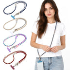 Twisted Spliced Braided Strap Phone Lanyard with Tether Pad for Unisex — view 16