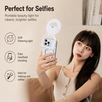 Multifunctional Portable Foldable Magnetic Fill Light Phone Holder — view 4