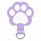 Cute Cartoon Cat Paw TPU Phone Lanyard Tether Pad