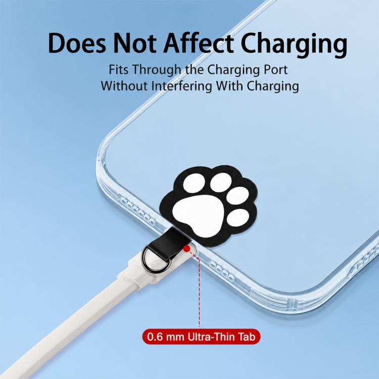 Cute Cartoon Cat Paw TPU Phone Lanyard Tether Pad — view 13