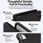 XDcase Detachable Frame Dual-Sided Magnetic Smart Tablet Leather Case with Pencil Holder — view 15