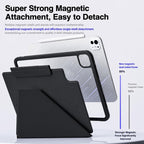 XDcase Detachable Frame Dual-Sided Magnetic Smart Tablet Leather Case with Pencil Holder — view 9