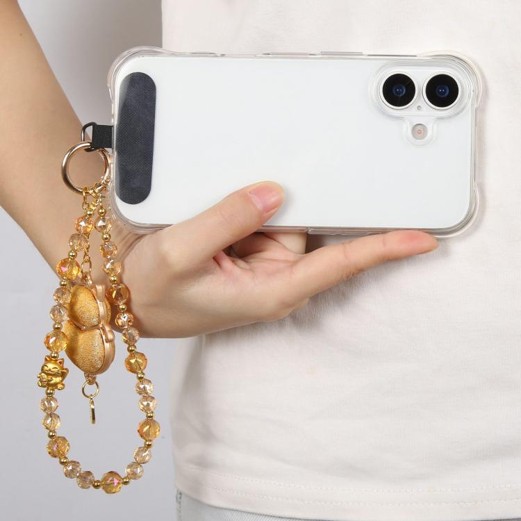 Lucky Cat Beaded Phone Charm Strap — view 8
