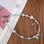 Pearl Heart Bow Phone Charm Strap — view 6