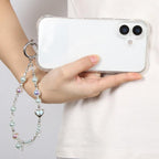 Pearl Heart Bow Phone Charm Strap — view 9